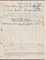DDGG 079 - Facture 1907 Négoce De VINS Léon Norbert Leroy à BINCHE - Alimentare