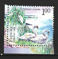 UKRAINE. Timbre Issu Du BF 59 De 2008. Cygne. - Schwäne