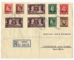 Grossbritannien, Marokko, Tanger, R-Brief - Postämter In Marokko/Tanger (...-1958)