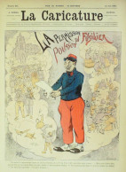 La Caricature 1884 N°234 Permission Du Fusilier Poussot Draner Canne Sorel Job Trock - Magazines - Before 1900