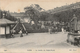 CPA PARIS - LE JARDIN DU PALAIS ROYAL ***CARTE PEU FREQUENTE*** 3981 ND PHOT - Parks, Gardens