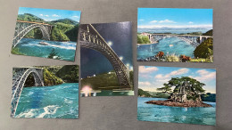 Lot Of 5 西海橋 Saikai Bridge, Nagasaki , JAPAN JAPON POSTCARD - Autres & Non Classés