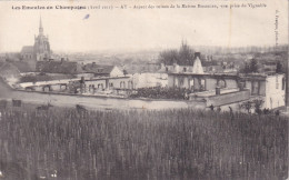 Les émeutes En Champagne En Avril 1911 Aspect Des Ruines De La Maison Bissinger Vue Prise Du Vignoble - Ay En Champagne