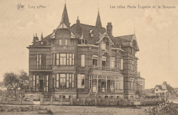 4 Oude Postkaarten Coq -sur-Mer  De Haan  Villas Marie Eugenie Et Le Drapeau Villa Edouard & Zelma  Pension Beau Séjour - De Haan