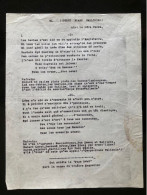 Tract Presse Clandestine Résistance Belge WWII WW2 'El...!! Corps Franc Wallonie!!' (Les Boches N'ont Nié Co Su...) - Documenti