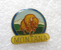 PIN'S   MONTANA   BISON - Animaux