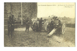 Paris   -   Le Canon De 75, En Batterie.   -   La Grande Guerre  1914 - Oorlog 1914-18