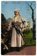 Mingrelian Man National Costume Caucasus Types Georgia Imperial Russia 1910s Used Postcard Publisher Granberg Stockholm - Georgië
