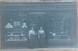 CONFISERIE PATISSERIE CHARBONNEL  MAGASIN DEVANTURE CARTE PHOTO - Photos