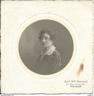 Photo Originale - Portrait Femme - Par Photographe Ancienne Maison PROVOST - Toulouse - Personnes Anonymes