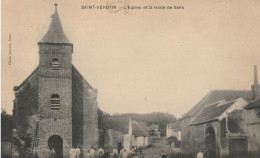 SAINT SEROTIN  L'église Et La Route De Sens - Andere & Zonder Classificatie