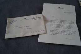 Courrier Original Du Palais Royal,service De La Reine Elisabeth 1957 - Famiglie Reali