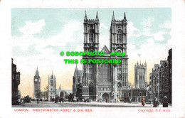 R537446 London. Westminster Abbey And Big Ben - Other & Unclassified