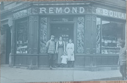 BOULANGERIE RÉMOND ANGLE RUE SAINT CHARLES  MAGASIN DEVANTURE CARTE PHOTO - Paris (15)