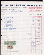 DDGG 082 - VELO/RIJWIEL - MALDEGEM Maurice De Waele § Cie Rijwiel Handel In Het Groot Faktuur 1966 + Fiskale Zegels - Transports