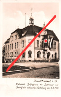 Anlaßkarte AK Brand Erbisdorf Rathaus Markt NS Beflaggung Nationale Erhebung 1933 A Lichtenberg Mulda Oederan Freiberg - Brand-Erbisdorf