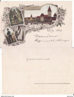 Romania,Rumanien,Roumanie -Agnita- Hermannstadt ,Sibiu, Nagyszeben, Siebenbürgen-litho - Romania