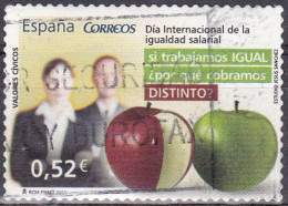 2013 - VALORES CIVICOS - DIA INTERNACIONAL DE LA IGUALDAD SALARIAL - EDIFIL 4776 - Usati