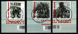 België OBP 3392/3394 Anniversary Of The End Of World War II - Usados