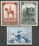 Belgique - Monument Albert 1er à Namur N°938 à 940 * - Unused Stamps