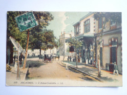 2024 -1578  ARCACHON  (Gironde)  :  L'Avenue Gambetta   1908   XXX - Arcachon