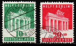 All. Besetzung Bizone 1948 - Mi.Nr. 101 - 102 - Gestempelt Used - Oblitérés