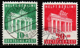 All. Besetzung Bizone 1948 - Mi.Nr. 101 - 102 - Gestempelt Used - Usados