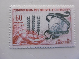 NOUVELLES HEBRIDES     P197  * *    CAMPAGNE MONDIALE CONTRE LA FAIM - Unused Stamps