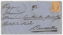Frankreich, Napoleon III. 1864, 40c - 1863-1870 Napoleon III Gelauwerd