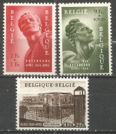 Belgique - Monument Prisonnier Politique Breendonk N°943 à 945 **/* - Unused Stamps