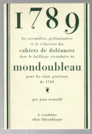 D41. 1789. MONDOUBLEAU. 1984. - Centre - Val De Loire