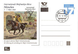 CDV A 173 München Boerse ARGE 40 Years 2010 Postman On A Horse - Cartes Postales
