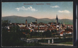 AK Hermannstadt, Gesamtansicht Gegen Die Berge  - Roemenië
