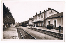 GARE - AFFREVILLE. TRAIN EN GARE. ALGERIE.Khemis Miliana - Altri & Non Classificati