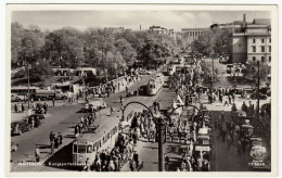 Göteborg - Kungsportsavenyen - 1951 - Tram - Vedi Retro - Formato Piccolo - Sweden