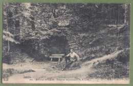 CPA - COTE D'OR - ENVIRONS DE DIJON - FONTAINE DE JOUVENCE - Animation, Correspondance Militaire (pli Vertical à Droite) - Autres & Non Classés