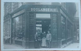 BOULANGERIE PATISSERIE 1 ET 3 RUE BERNARD DE PALISSY PARIS MAGASIN DEVANTURE CARTE PHOTO - District 06