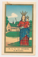 H.PRENTJE , IMAGE PIEUSE.  ==  O.L.V. VAN STOEPE. TE ERTVELDE. .      +-   11 X 7 CM - Devotieprenten