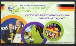 Germany 2003 Football Soccer World Cup Stamp Booklet With 4 Stamps + Vignette MNH - 2006 – Deutschland