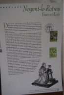 Nogent-le-Rotrou : Collection Historique Du Timbre Poste Français (2001) 1e JOUR - Geography