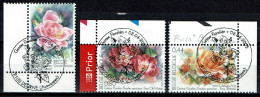 België OBP 3383/3385 - Gentse Floraliën Floralies Rozen, Roses - Used Stamps