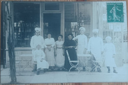 BOULANGERIE PATISSERIE MATHIEU 115 BOULEVARD DE CHAMPIGNY LA VARENNE  MAGASIN DEVANTURE CARTE PHOTO - Andere & Zonder Classificatie