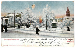 Tampere Tammerfors Winter Street View Snow Finland 1900s Used Postcard. Publisher Granbergs, Stockholm No 63 - Finlandia