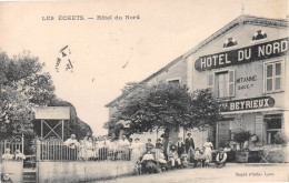 Les ECHETS (Ain) Près Miribel - Hôtel Du Nord, Vve Beyrieux, Mitanne Successeur - Ecrit 1912 (2 Scans) - Ohne Zuordnung