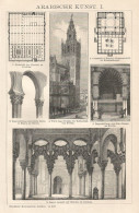 Arte Araba - Xilografia D'epoca - 1901 Vintage Engraving - Stiche & Gravuren