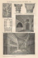 Arte Paleocristiana - Xilografia D'epoca - 1901 Vintage Engraving - Prints & Engravings