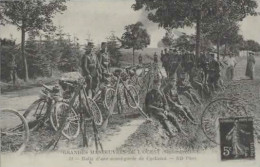 *Repro CPA - Grandes Manoeuvres De L'Ouest (09/1912) - Halte D'une Avant-garde De Cyclistes - Maniobras