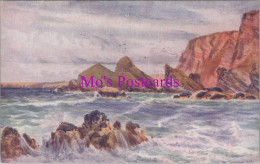 Coastal Art Postcard - Artist View Of A British Coastline  DZ242 - Andere & Zonder Classificatie