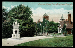 Ref 1645 - Early Postcard - Grammar School From Arboretum Ipswich - Suffolk - Ipswich