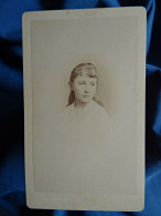 Photo CDV Tourtin à Paris  Portrait Fillette  Coiffure Avec Une Frange  CA 1880 - L679B - Old (before 1900)